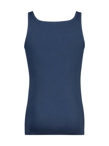 HUBER Regular Fit Marine Feinripp