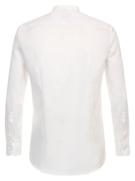 VENTI Regular Fit Chemise Blanc Stehkragen Popeline