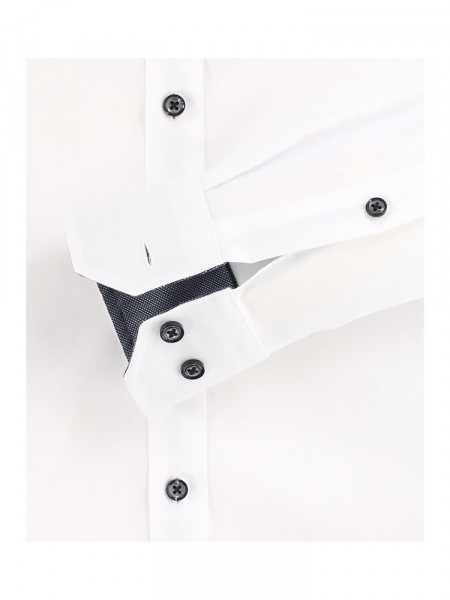 VENTI Slim Fit Chemise Blanc Kent Twill - Vue 2