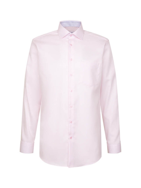 SEIDENSTICKER Regular Fit Chemise Rosé New Kent Struktur