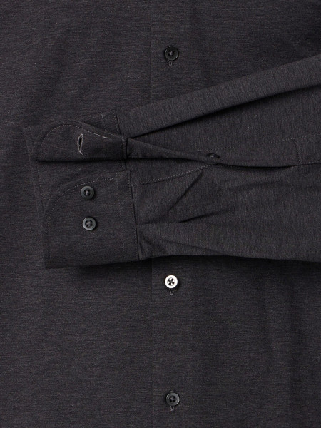 VENTI Comfort Fit Chemise Anthracite Kent Jersey - Vue 2