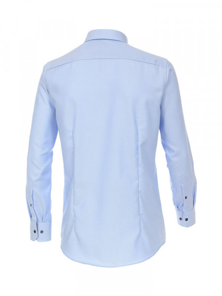 VENTI Regular Fit Chemise Bleu clair Button-Down Dobby