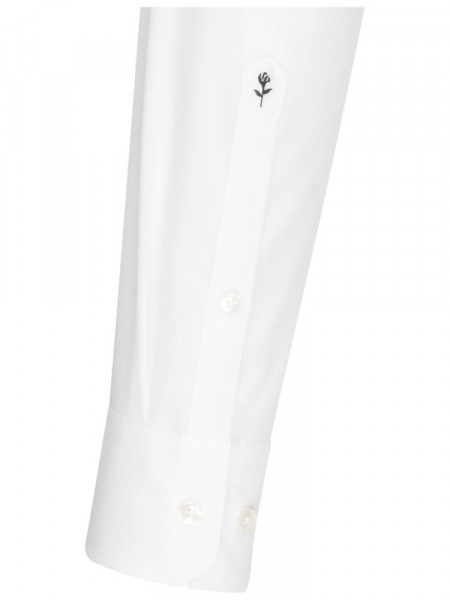 SEIDENSTICKER Slim Fit Chemise Beige clair Business Kent Popeline - Vue 1