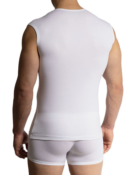 OLAF BENZ Regular Fit Blanc Feinripp