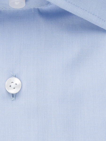 SEIDENSTICKER Extra Slim Fit Chemise Bleu clair Business Kent Fil à Fil - Vue 3