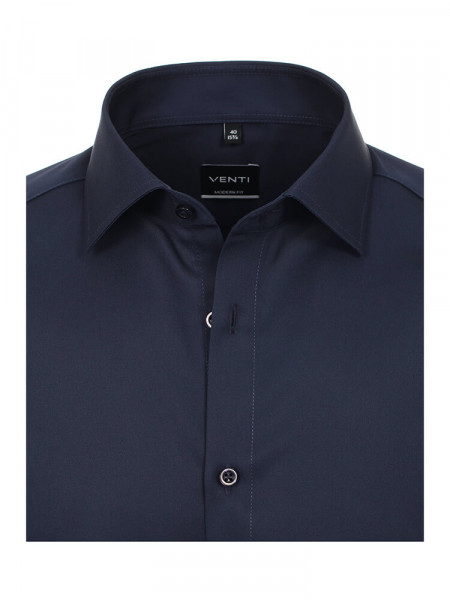 VENTI Regular Fit Chemise Marine Kent Twill - Vue 1