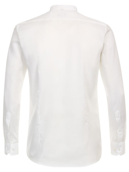VENTI Slim Fit Chemise Blanc Stehkragen Easy Care