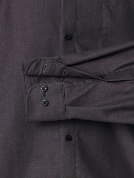 VENTI Comfort Fit Chemise Anthracite Kent Popeline - Vue 2