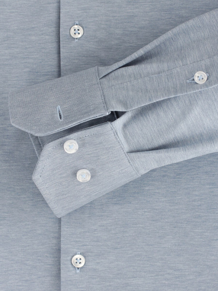 VENTI Regular Fit Chemise Bleu clair Kent Jersey - Vue 2