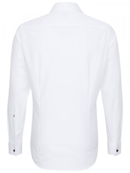 SEIDENSTICKER Tailored Fit Chemise Blanc Business Kent Popeline