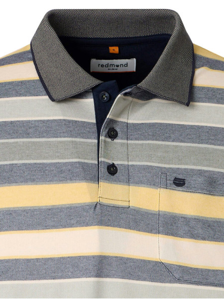 REDMOND Polo Jaune Natté - Vue 1