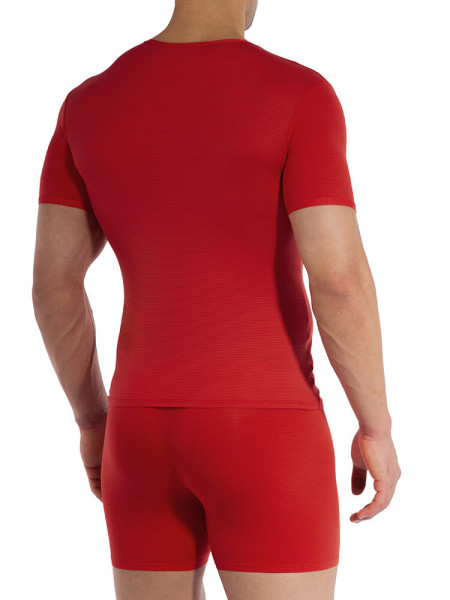 OLAF BENZ Regular Fit Rouge Microfaser