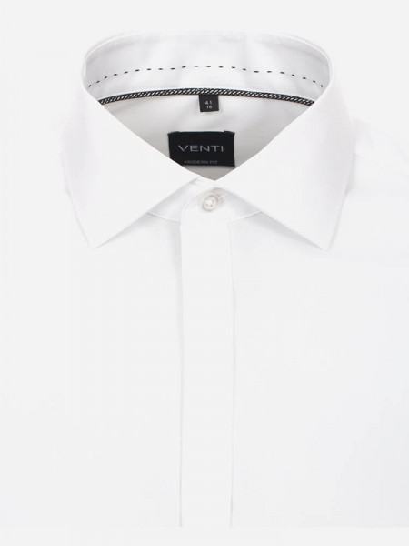 VENTI Regular Fit Chemise Blanc Kent Popeline - Vue 1