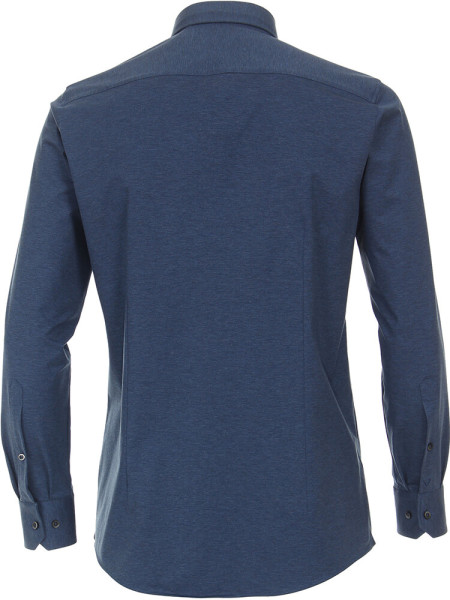 VENTI Regular Fit Chemise Bleu foncé Kent Jersey