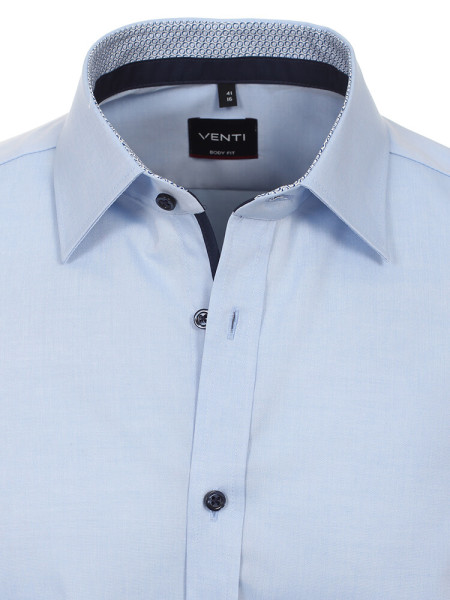 VENTI Slim Fit Chemise Bleu clair Kent Easy Care  - Vue 1