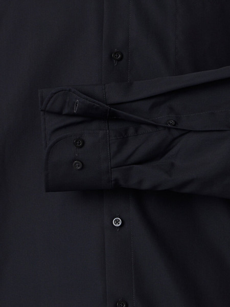 VENTI Comfort Fit Chemise Noir Kent Twill - Vue 2