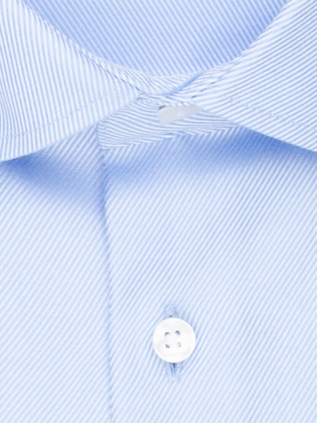 SEIDENSTICKER Slim Fit Chemise Bleu clair Business Kent Twill - Vue 2