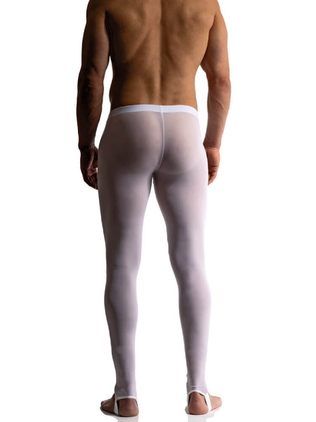 MANSTORE Regular Fit Blanc Microfaser