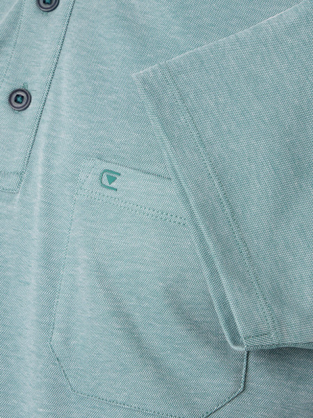 CASAMODA Polo Vert Extrafeine Qualität - Vue 2