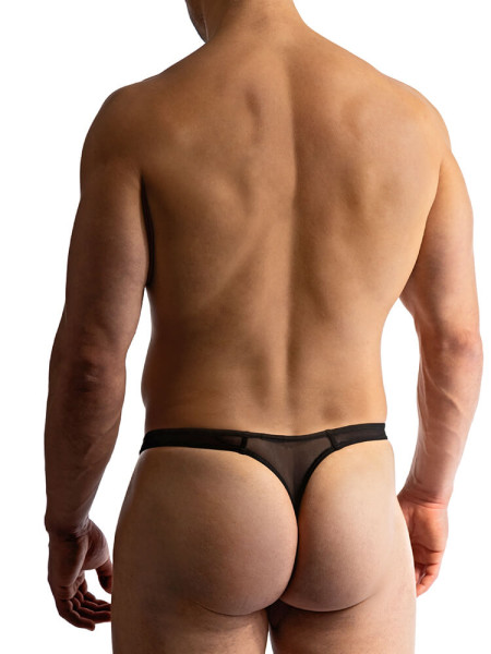 MANSTORE Regular Fit Noir Microfaser