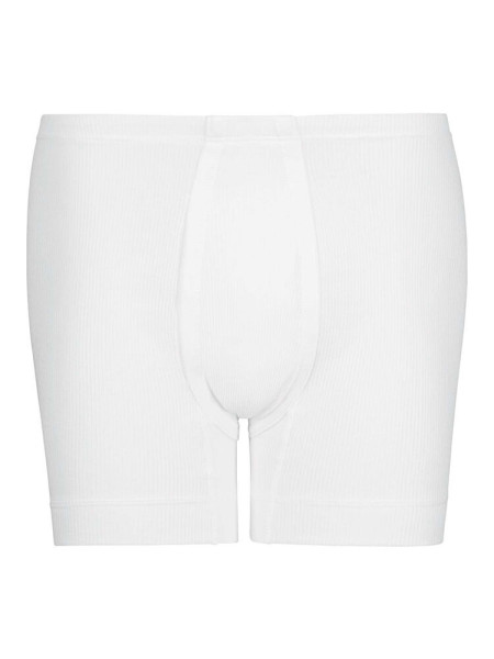 HUBER Regular Fit Blanc Doppelrippenstich - Vue 1