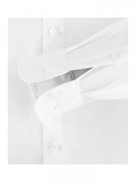 CASAMODA Comfort Fit Chemise Blanc Kent Popeline - Vue 2