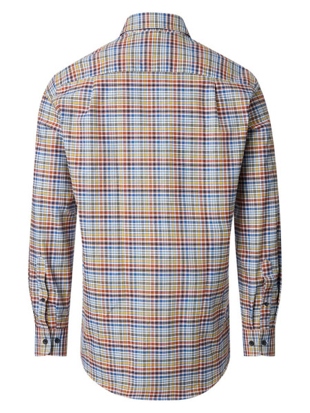 REDMOND Comfort Fit Chemise Rouge Button-Down Fein Oxford