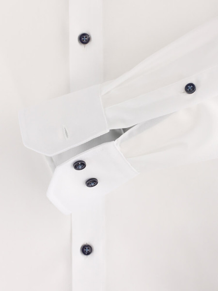 VENTI Regular Fit Chemise Blanc Kent Struktur - Vue 2