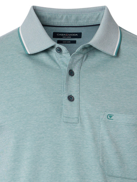 CASAMODA Polo Vert Extrafeine Qualität - Vue 1