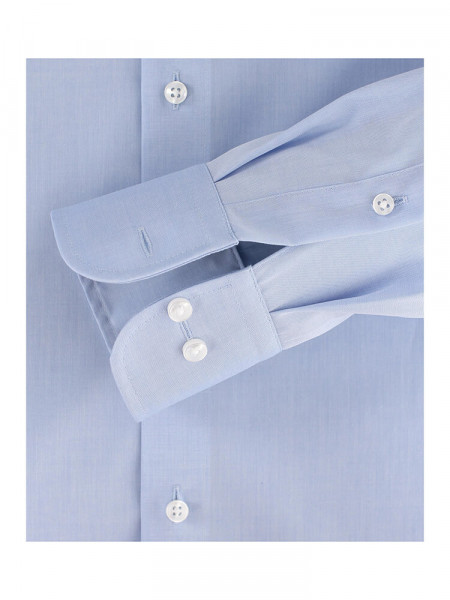 CASAMODA Comfort Fit Chemise Bleu clair Kent Popeline - Vue 2