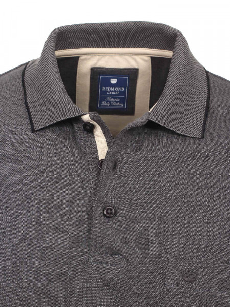 REDMOND Polo Gris Piqué - Vue 1
