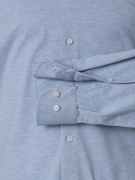VENTI Comfort Fit Chemise Bleu clair Kent Jersey - Vue 2