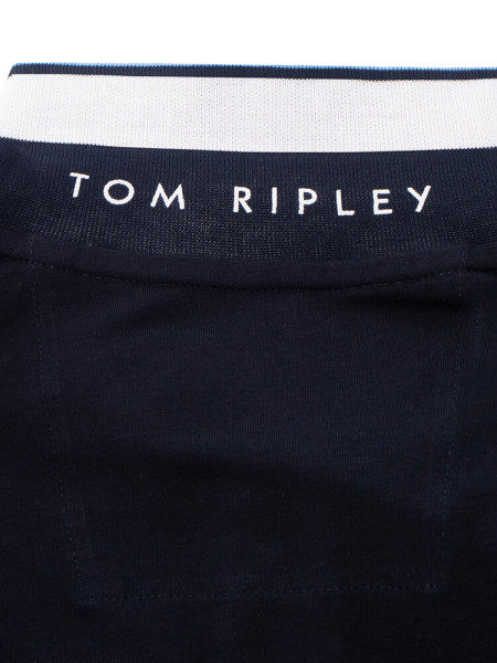 TOM RIPLEY Polo Marine Extrafeine Qualität - Vue 1