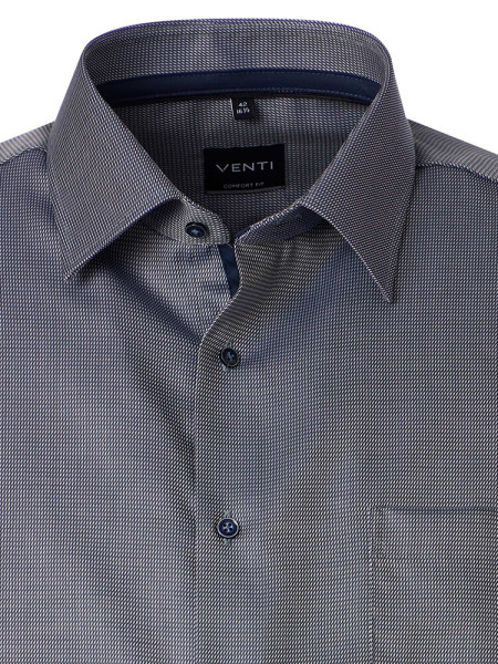 VENTI Comfort Fit Chemise Vert Kent Struktur - Vue 1