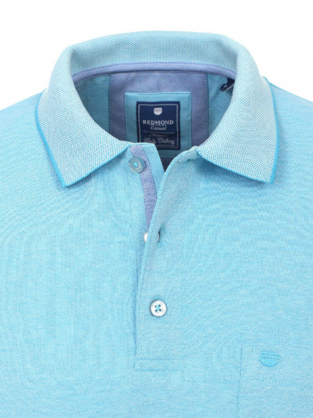 REDMOND Polo Bleu clair Piqué - Vue 1
