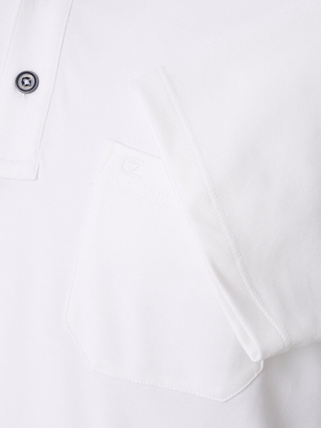 CASAMODA Polo Blanc Extrafeine Qualität - Vue 2