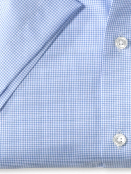 OLYMP Regular Fit Chemise Bleu clair New Kent Popeline - Vue 2