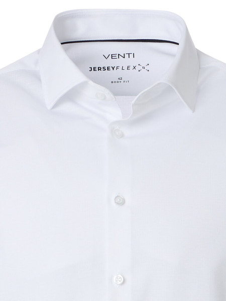 VENTI Slim Fit Chemise Blanc Kent Jersey - Vue 1