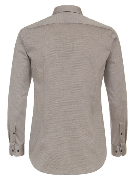 VENTI Slim Fit Chemise Marron clair Kent Easy Care