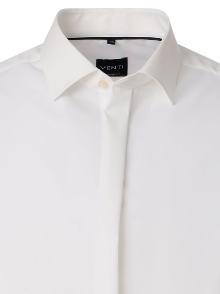 VENTI Comfort Fit Chemise Beige clair Kent Popeline - Vue 1