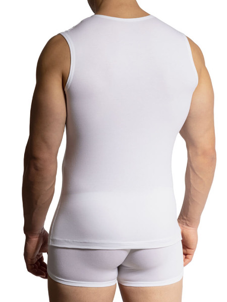 OLAF BENZ Regular Fit Blanc Feinripp