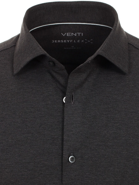 VENTI Regular Fit Chemise Anthracite Kent Jersey - Vue 1