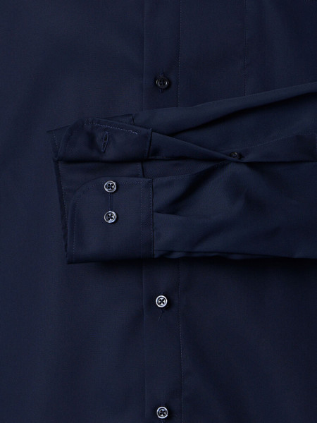 VENTI Comfort Fit Chemise Bleu foncé Kent Twill - Vue 2