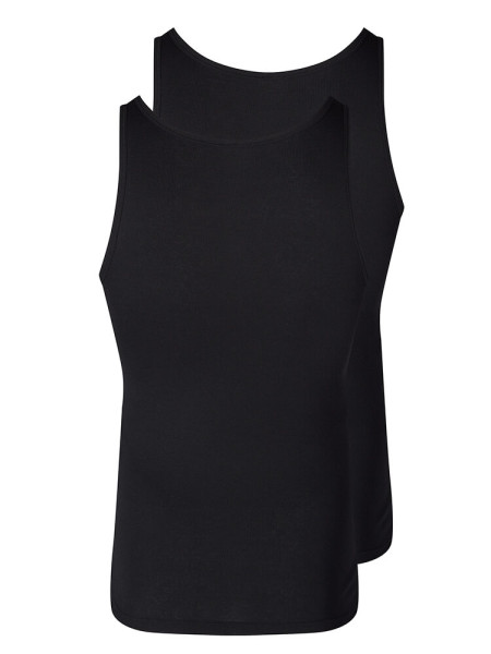 SKINY Regular Fit Noir Feinripp