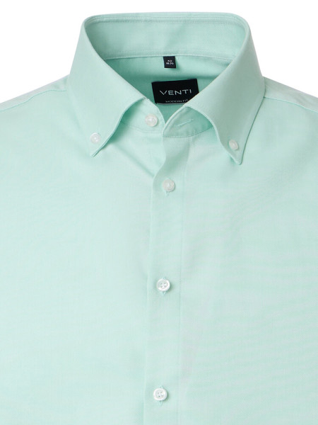 VENTI Regular Fit Chemise Vert Button-Down Fein Oxford - Vue 1