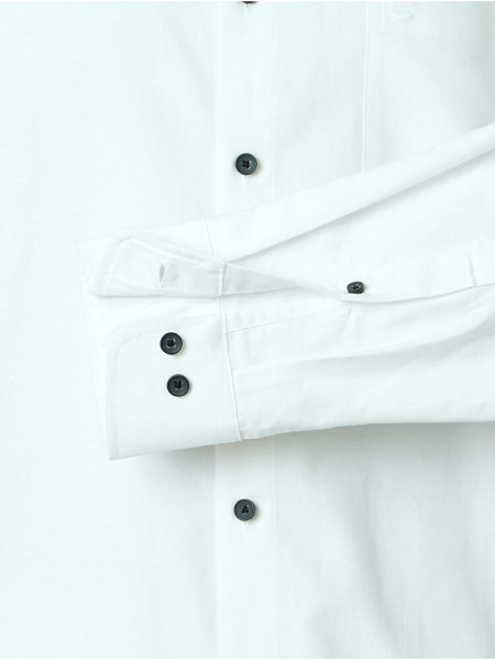 REDMOND Regular Fit Chemise Blanc Button-Down Fein Oxford - Vue 2