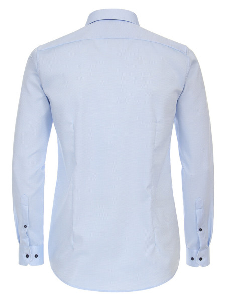 VENTI Slim Fit Chemise Bleu clair Kent Easy Care