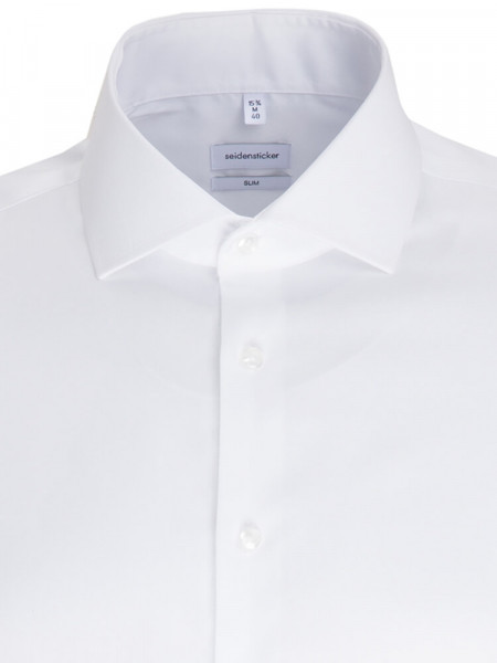 SEIDENSTICKER Slim Fit Chemise Blanc Haifisch Oxford - Vue 2