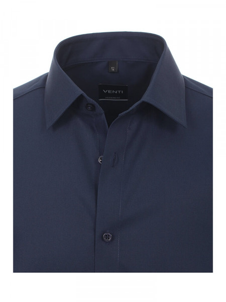 VENTI Regular Fit Chemise Marine Kent Popeline - Vue 1
