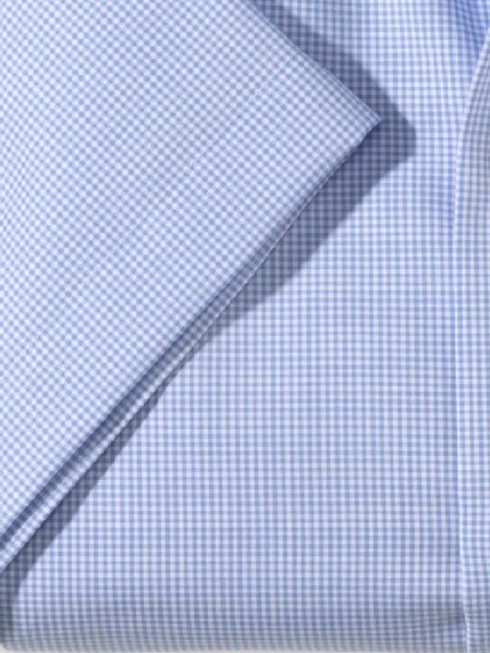 OLYMP Comfort Fit Chemise Bleu moyen New Kent Popeline - Vue 2